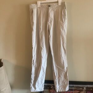 Tan Khakis w/ a Drawstring Waist